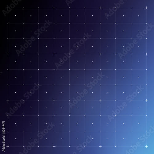 HUD interface with Grid. Vector
