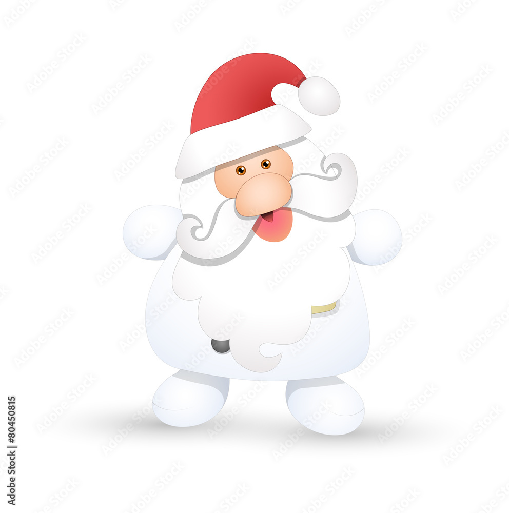 Cute White Small Santa Character Cute White Small Santa Character