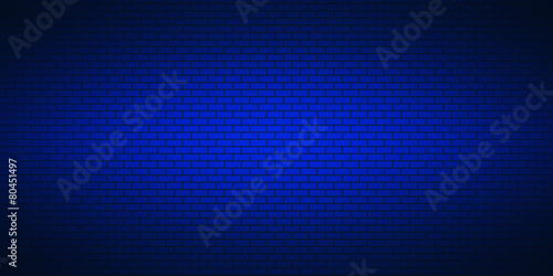 bricks Blue background © yurkoman30