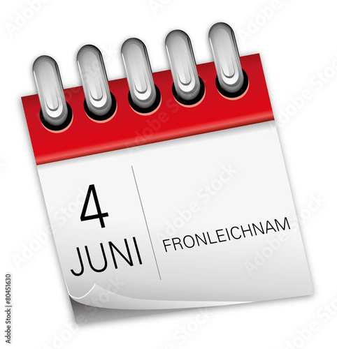 4 Juni 2015 Fronleichnam Kalender