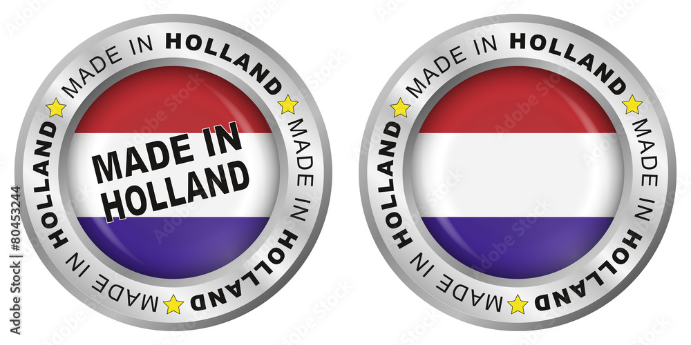 Obraz premium Made in Hollande Argent