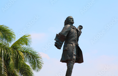 Statue of Don Blas de Lezo Cartagena Colombia photo