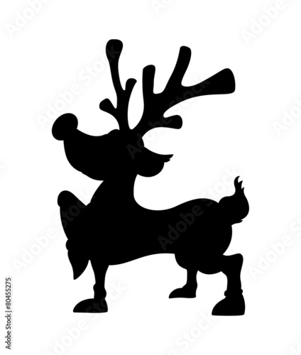 Cute Christmas Reindeer Shape