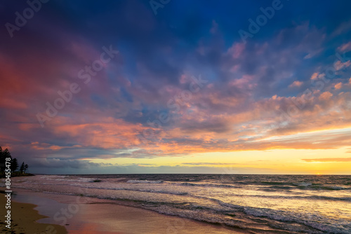 Sunset at the beach, Glenelg, South Autralia © myphotobank.com.au