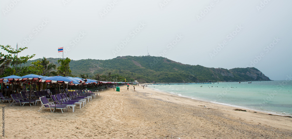 koh larn island tropical beach in pattaya city Thailand