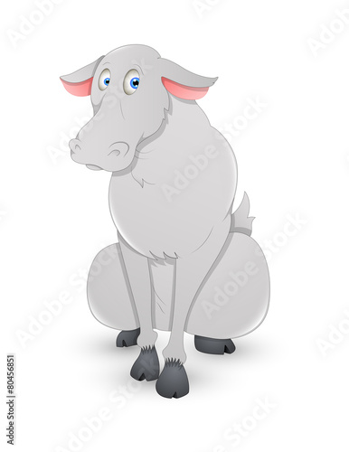 Funny Cartoon Reindeer