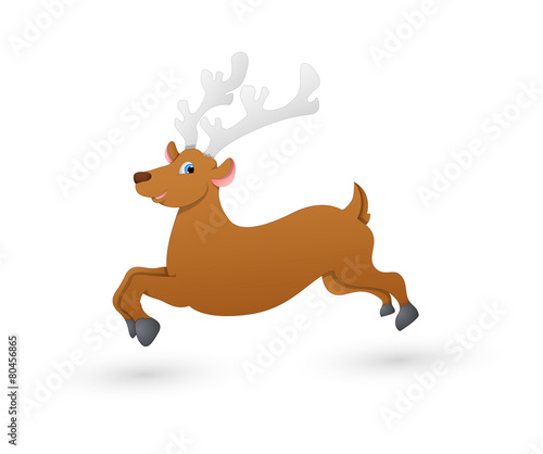 Vixen Running Reindeer