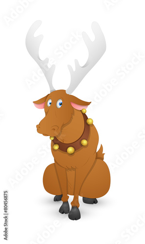 Funny Dasher Christmas Reindeer
