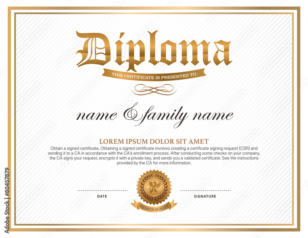 DIPLOMA CERTIFICATE intelligence overview