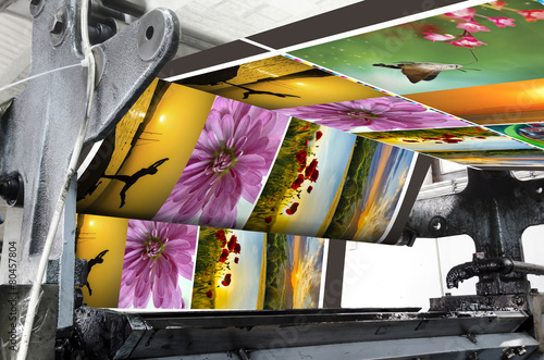Fotografia Magazine offset printing machine