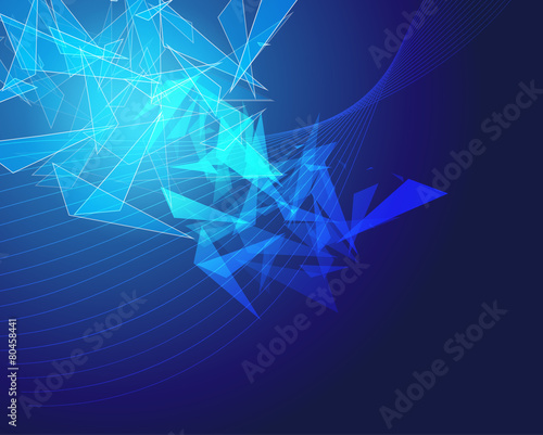 abstract technology colorful geometry vector background