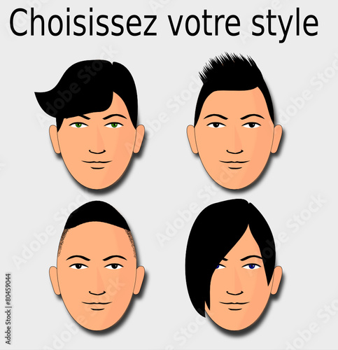 coiffures hommes