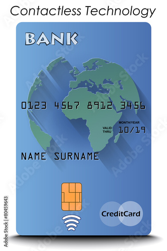Credit Card with Contactless Technology