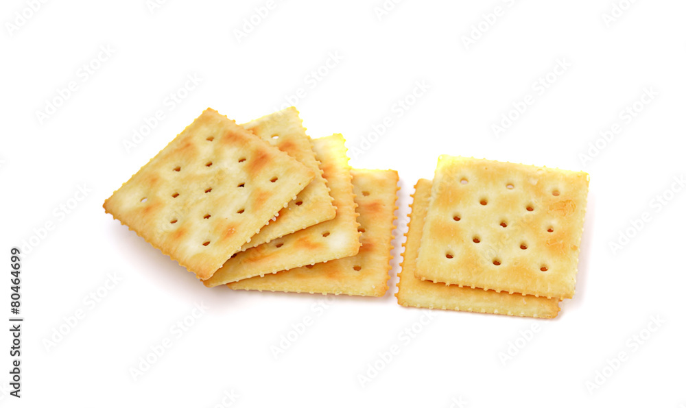 cracker isolated on white background cracker isolated on white background