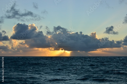 Spectacular Caribbean sunset
