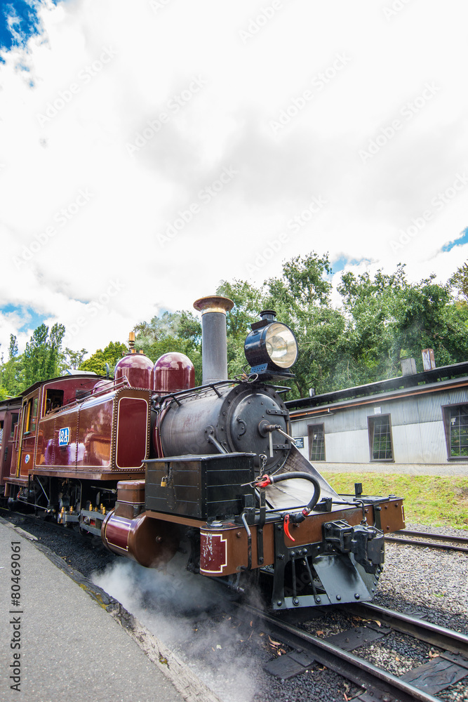Obraz premium Puffing Billy steam train