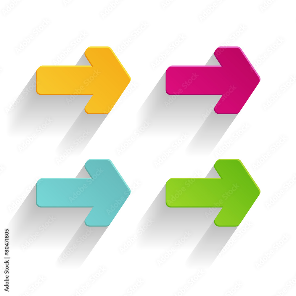 set of paper arrows set of paper arrows