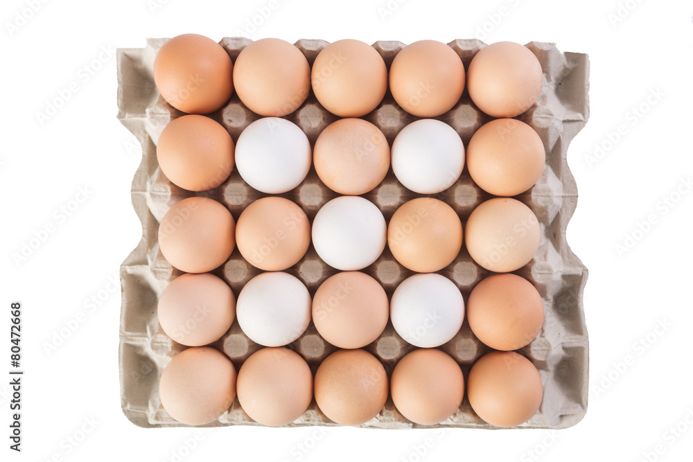 Egg in a packing , various inscriptions of eggs Egg in a packing , various inscriptions of eggs