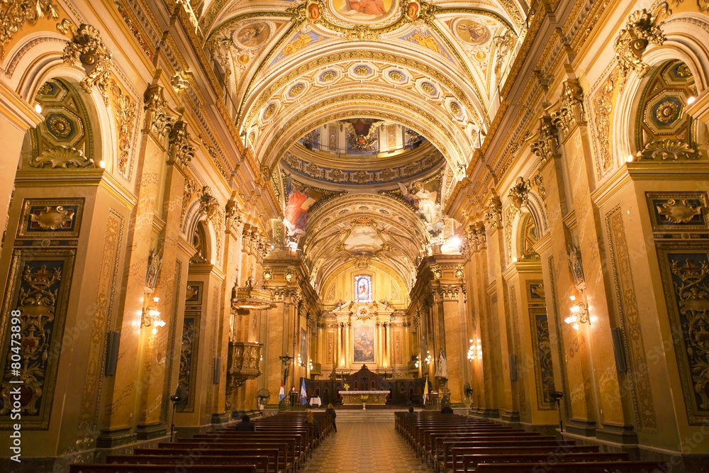 interior of the Basilica Nuestra Senora de Merced - Cordoba