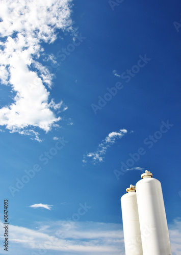 Nitrogen storage tank, Industrial storehouses