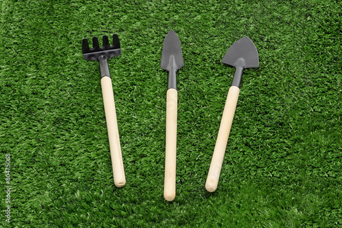 rake and shovel