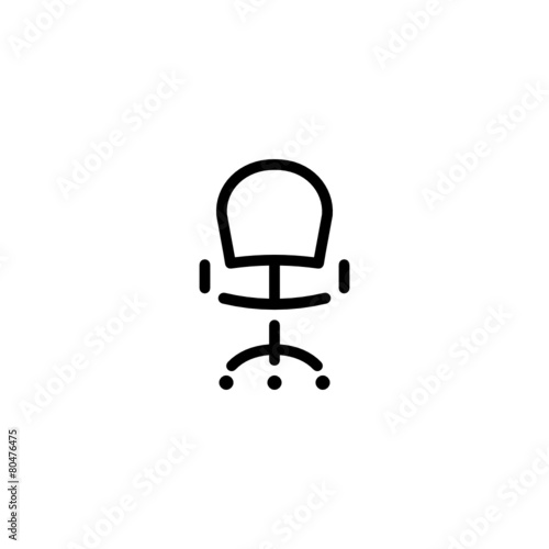 Chair - Trendy Thin Line Icon