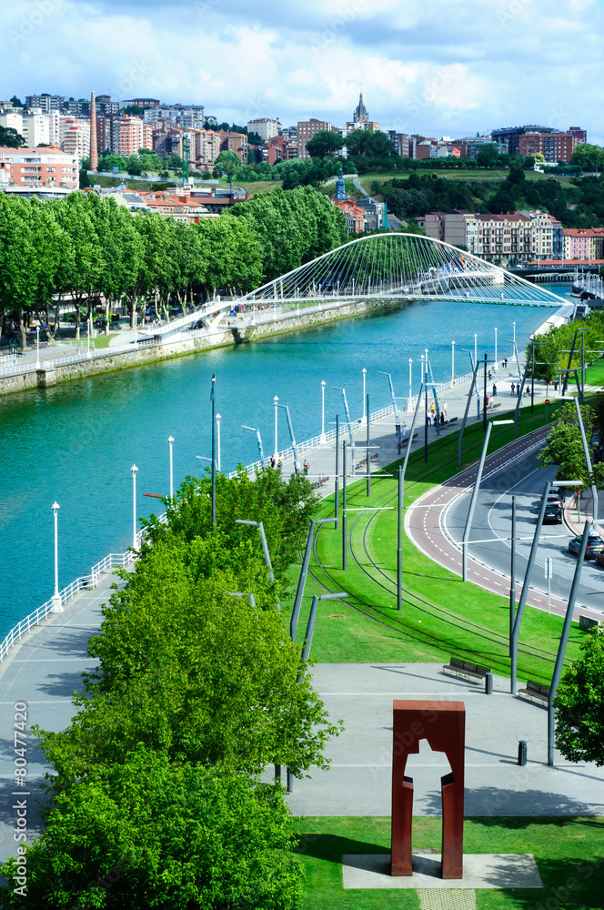 Fototapeta premium Nervión River Bilbao