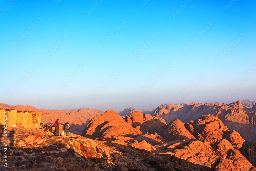 Fototapeta premium Sinai mountains at dawn