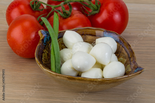 Mozzarella cheese balls