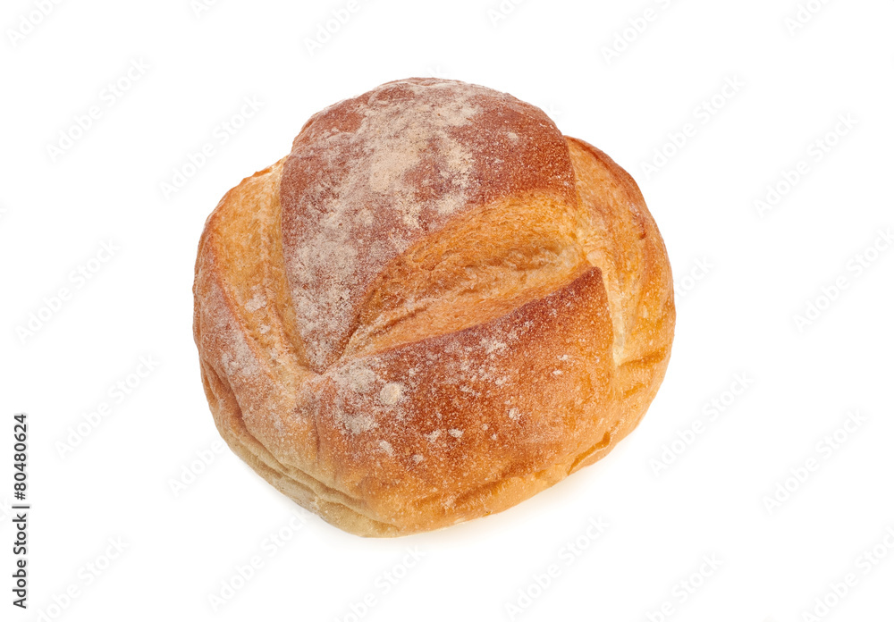 Fresh bread isolated on a white background Fresh bread isolated on a white background