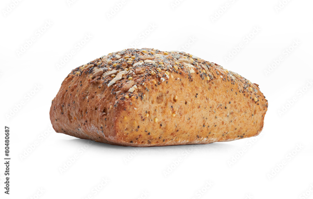 Fresh bread isolated on a white background Fresh bread isolated on a white background