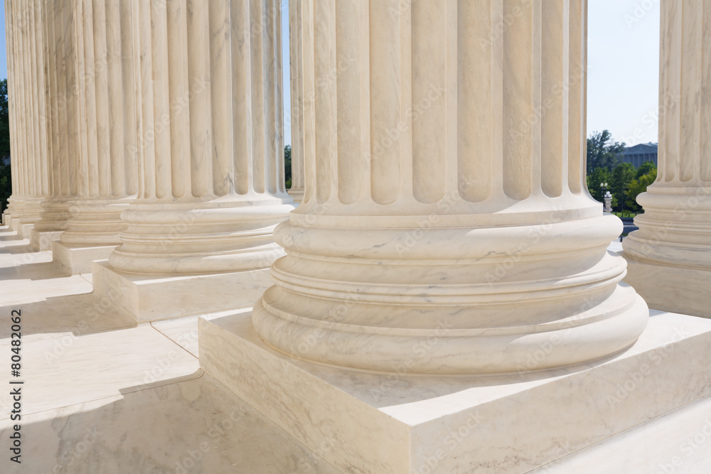 Supreme Court of United states columns row Supreme Court of United states columns row