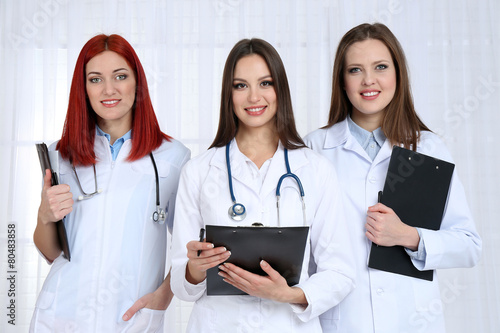 Medical workers in hospital