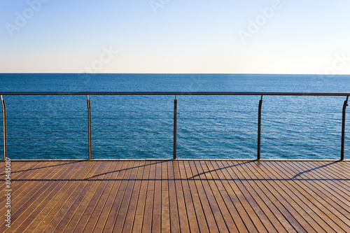 Empty ocean viewpoint