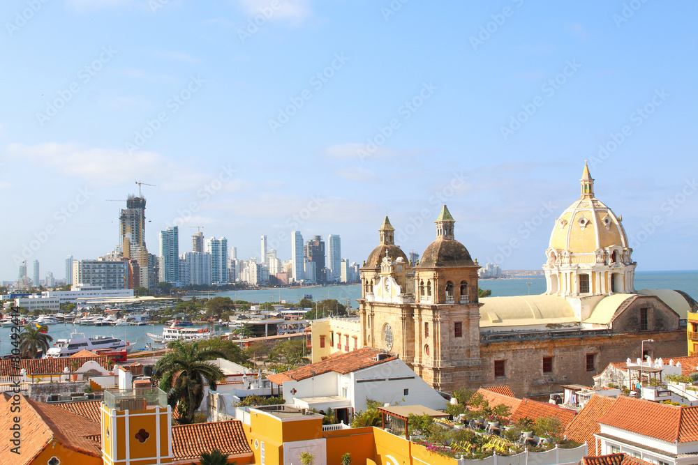 Church of St Peter Claver in Cartagena, Colombia