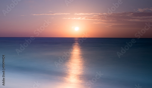 Beautiful beach sunrise © Mike Liu