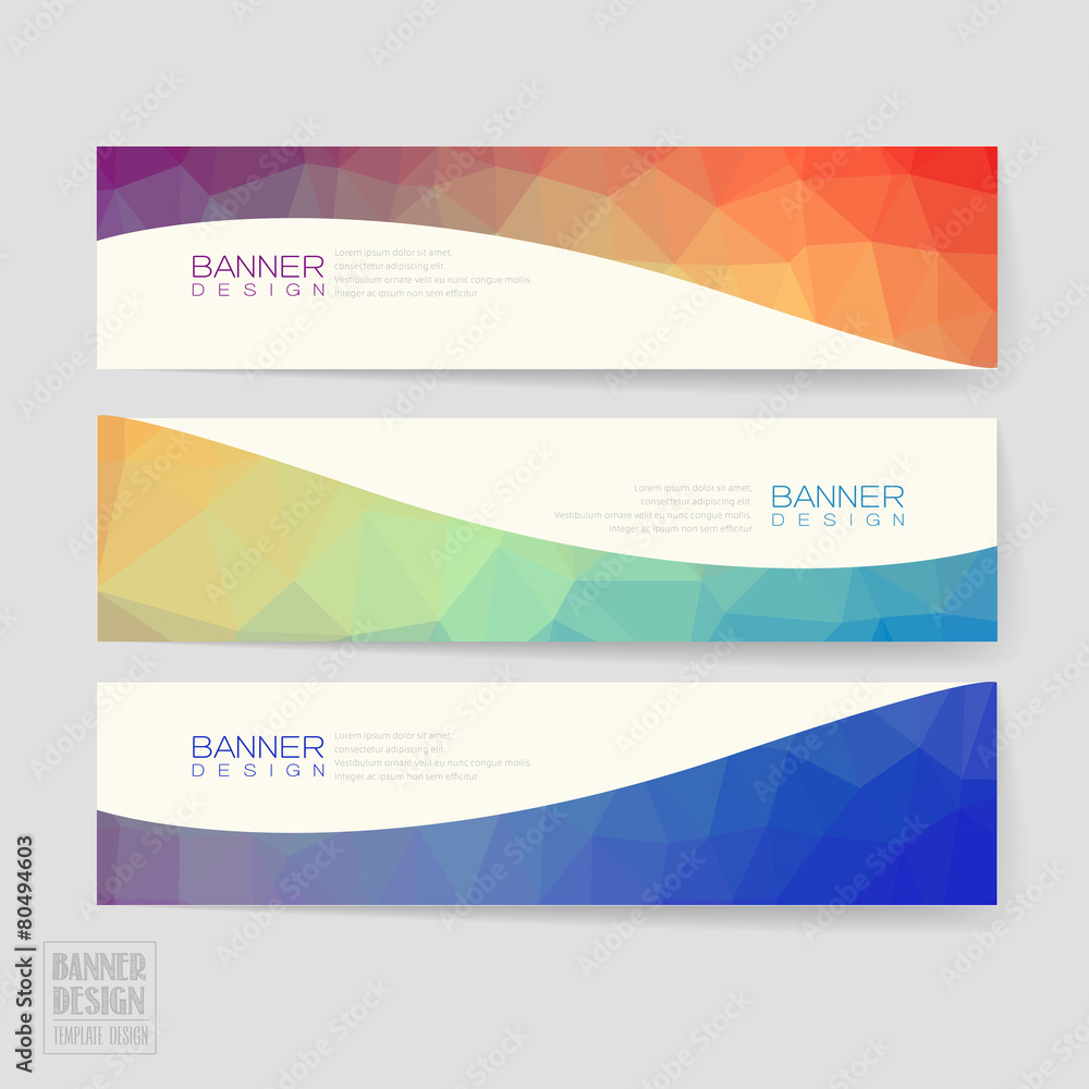 Fototapeta premium lovely banner template design