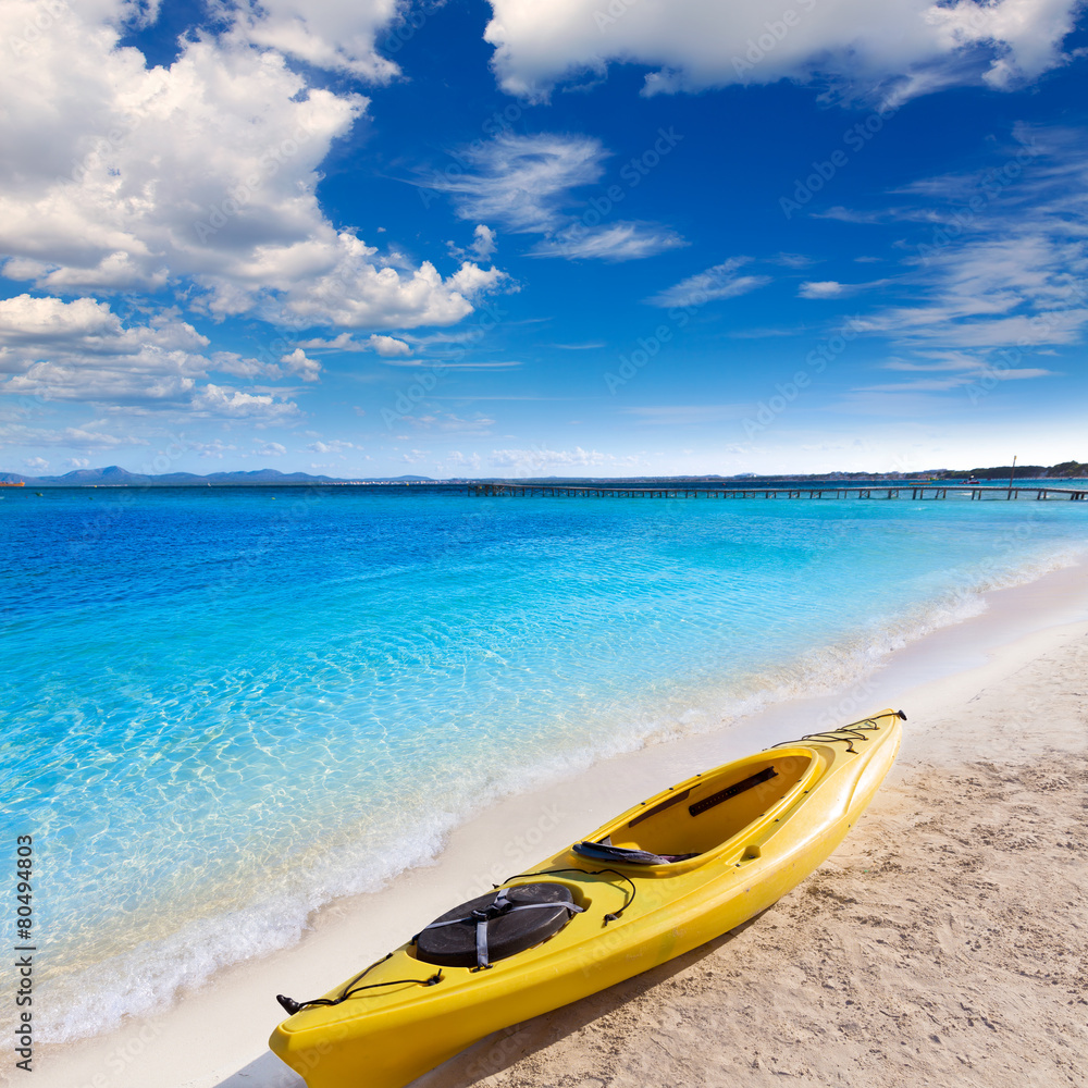 Mallorca Platja de Alcudia beach in Majorca Mallorca Platja de Alcudia beach in Majorca