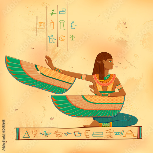 Egyptian art of human