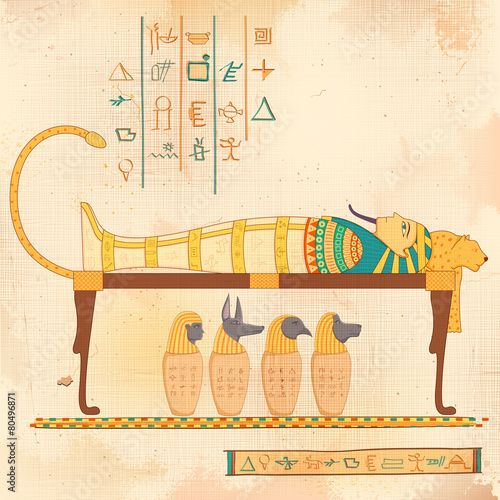 Egyptian art of human