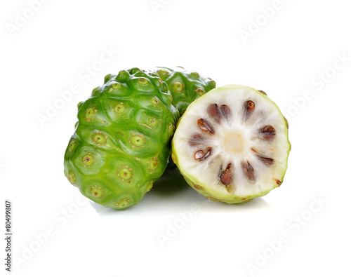Exotic Fruit - Noni on white background