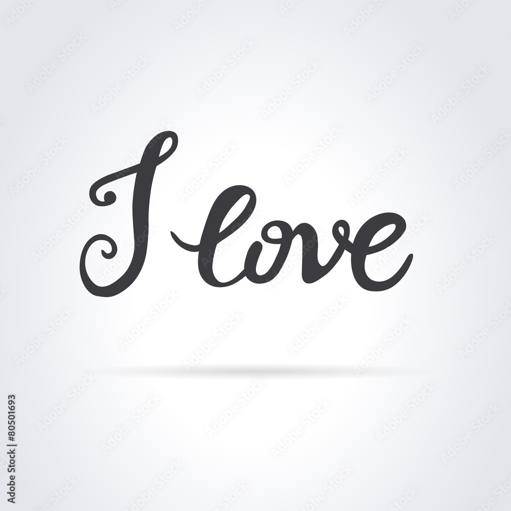 I love I love