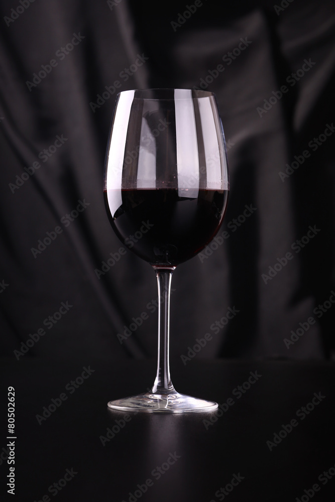 Glass of red wine Glass of red wine