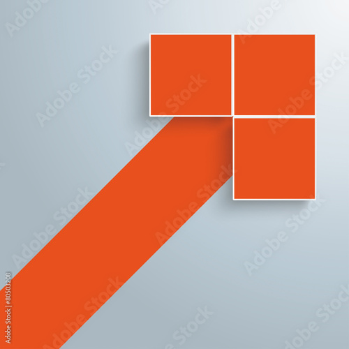 Abstract Squares Growth Arrow