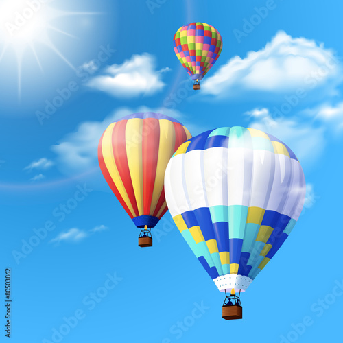 Air Balloon Background