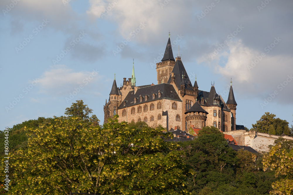 bunte Stadt am Harz Wernigerode Schlossblick bunte Stadt am Harz Wernigerode Schlossblick