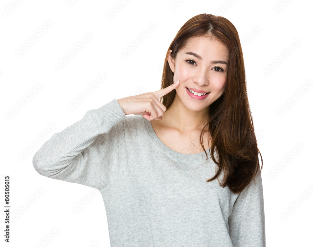 Young Asian woman smile Young Asian woman smile