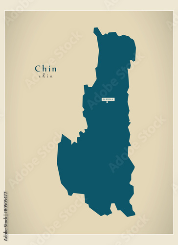 Modern Map - Chin MM