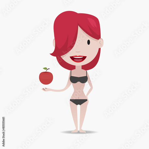 Weight loss illustration