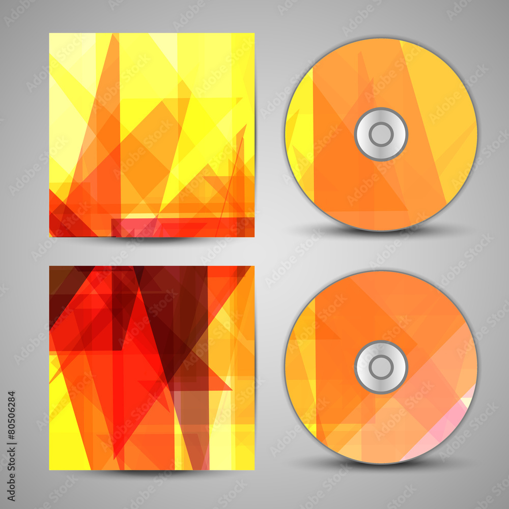 Vector cd cover set for your design Vector cd cover set for your design